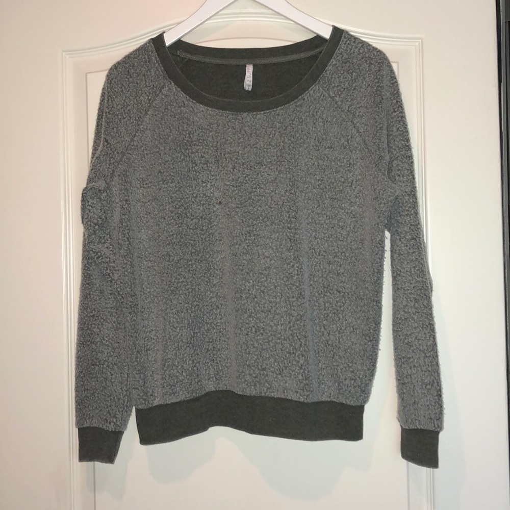 Super Fuzzy Green Sweater